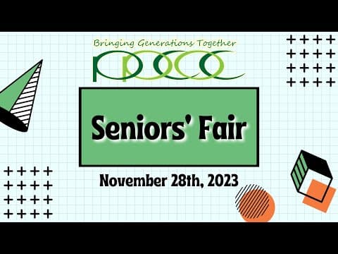 PPCOC Seniors' Fair 2023